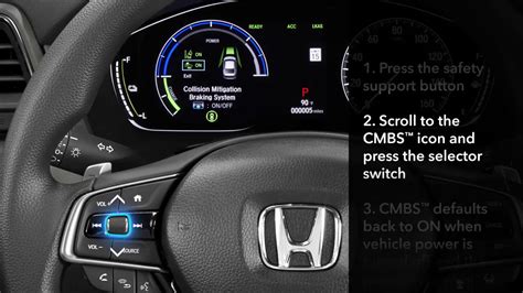 These help the driver's situational awareness and in some cases intervene to avoid a <b>collision</b> or lessen its severity. . Honda collision mitigation braking system